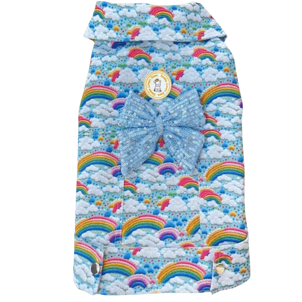 Jaqueta Arco Íris Azul Fem