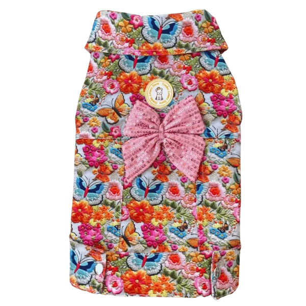 Jaqueta Borboletas Floridas Fem