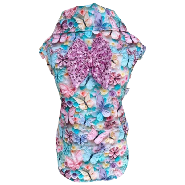 Camisa Regata Borboleta 3D Fem