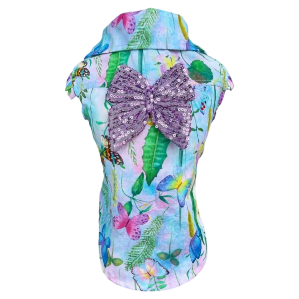 Camisa Regata Jardim de Borboletas Fem