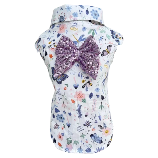 Camisa Regata Libélula Lilás Fem