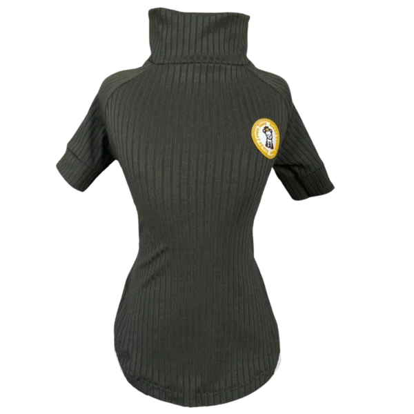 Camiseta Canelada Verde Militar