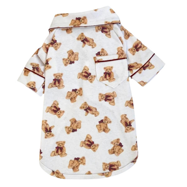 Pijama 2 Patas Ursinho Laço