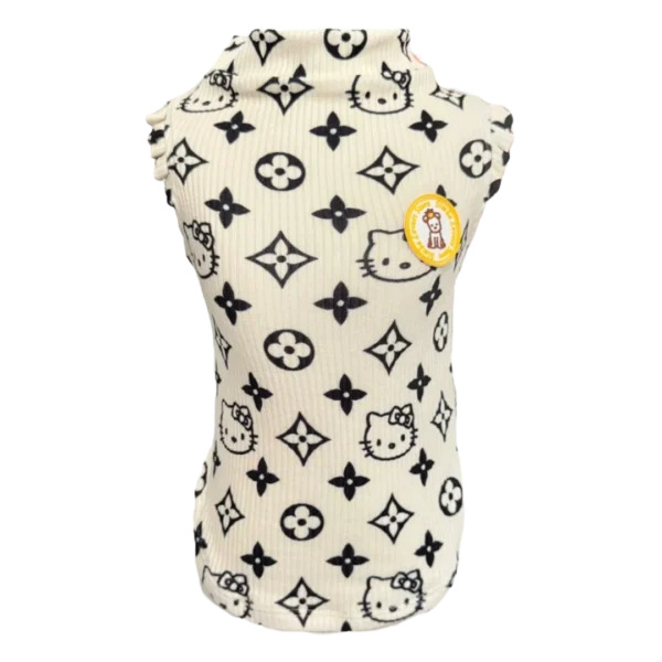 Regata Canelada Hello Kitty Bege Fem