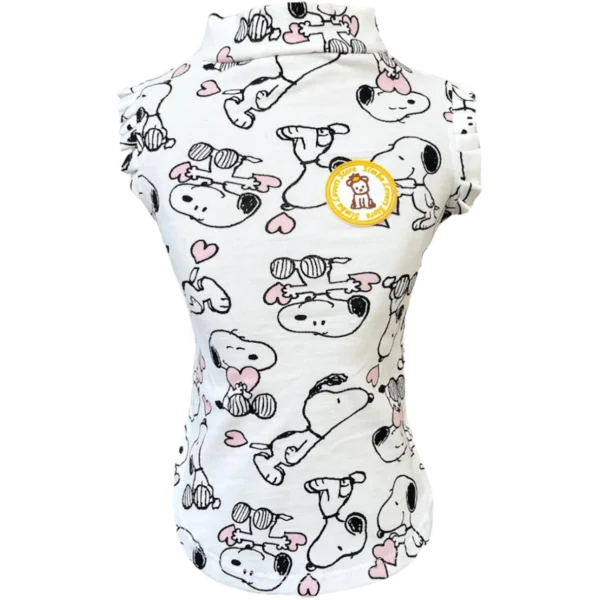 Regata Snoopy Corações Fem