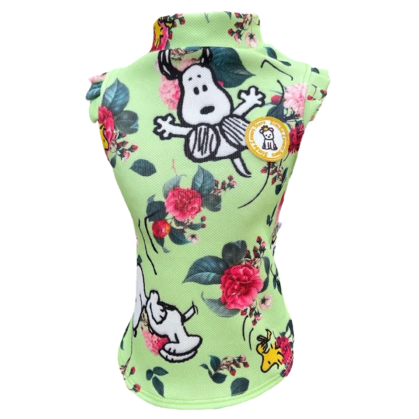 Regata Snoopy Verde Claro Fem