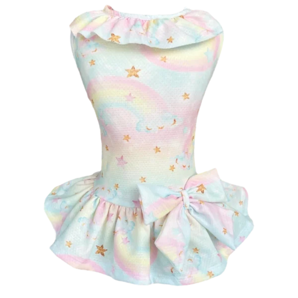 Vestido Laço Arco Íris