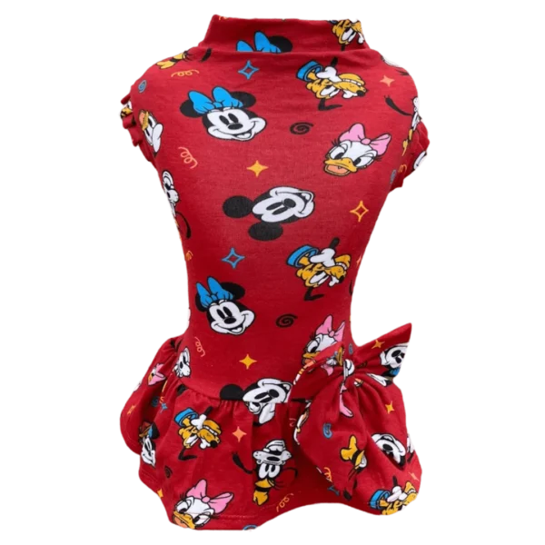 Vestido Turma do Mickey Vermelho
