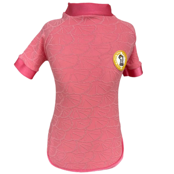Camiseta UV Conchas Rosa