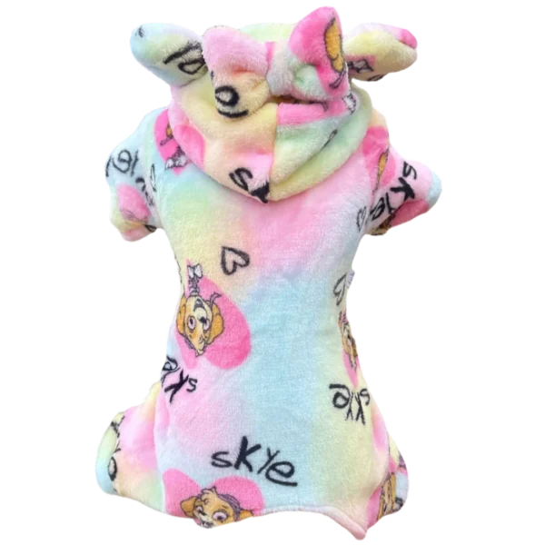 Pijama Fleece Patrulha Canina Arco Íris