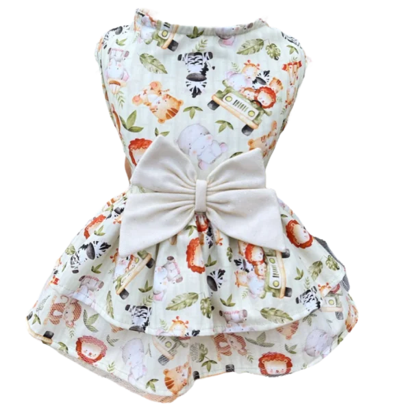 Vestido Bichinhos Jeep Verde Claro