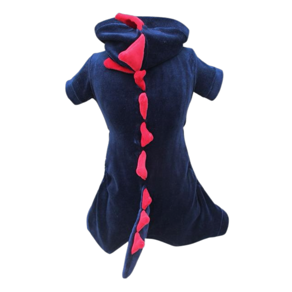 Pijama Plush Dino 4 Patas Marinho e Vermelho - Imagem 1