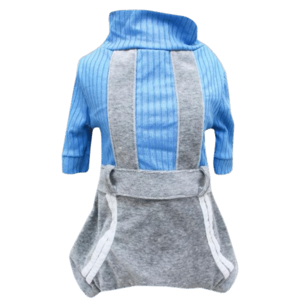 Short c/ Camiseta Azul e Cinza Masc