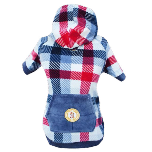 Moletom Plush Xadrez c/ Azul