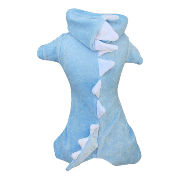 Pijama Plush Dino 4 Patas Azul