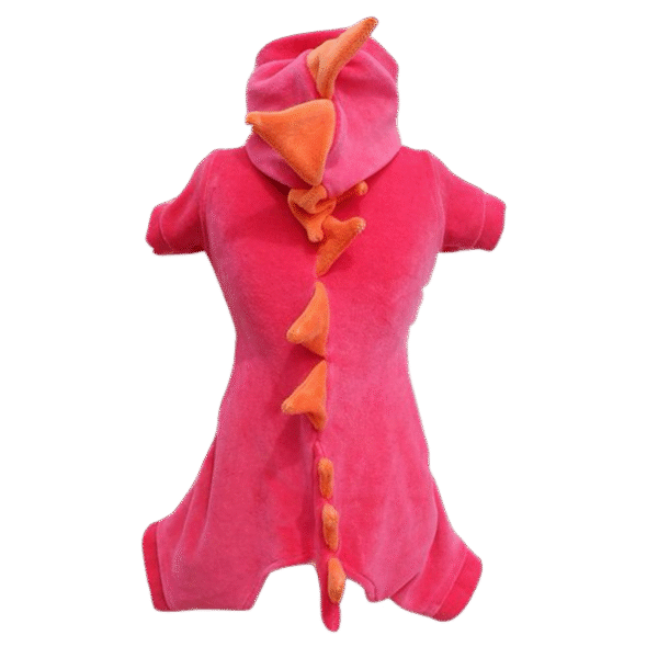 Pijama Plush Dino 4 Patas Pink