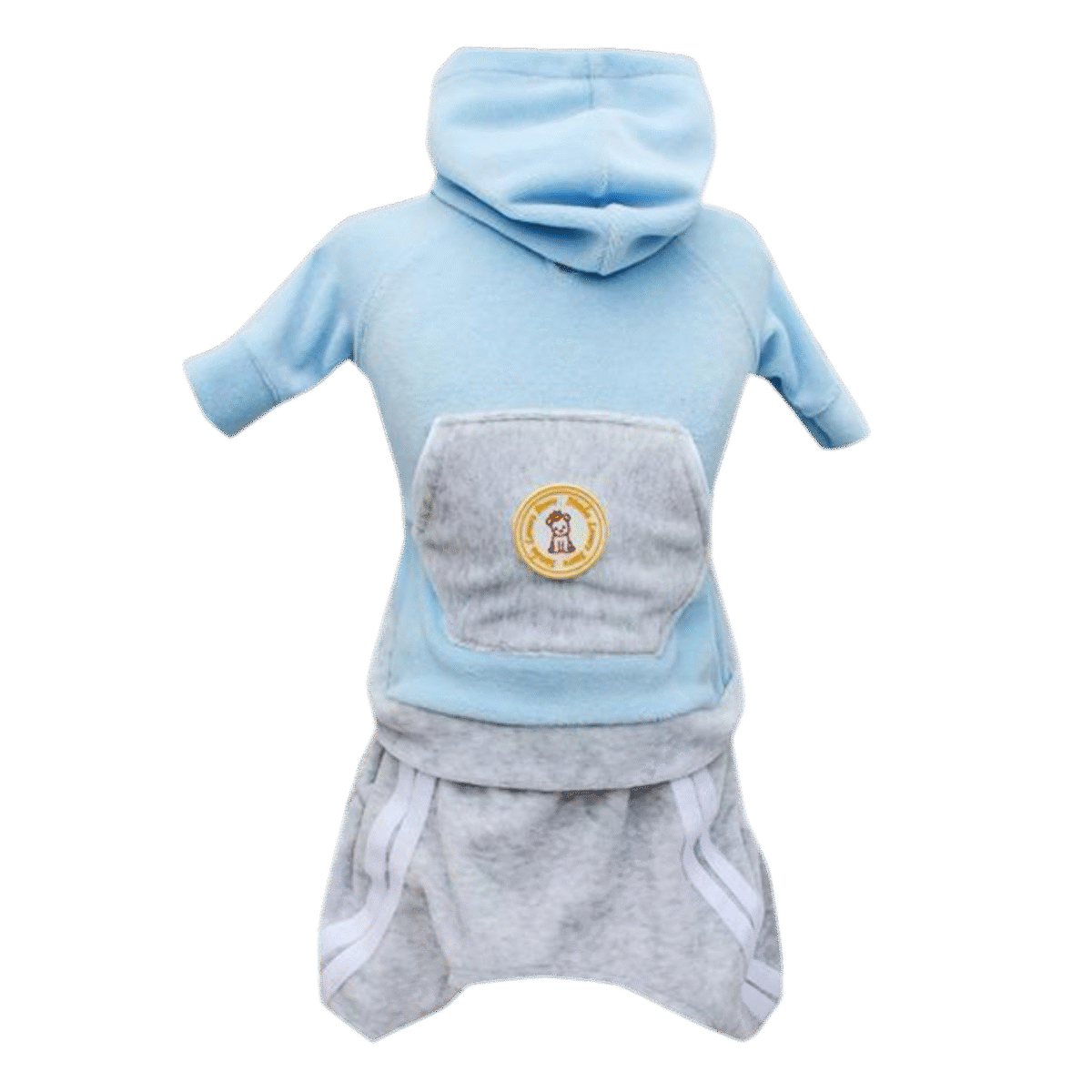 Conjunto Esporte Azul Bebê e Cinza - Imagem 1