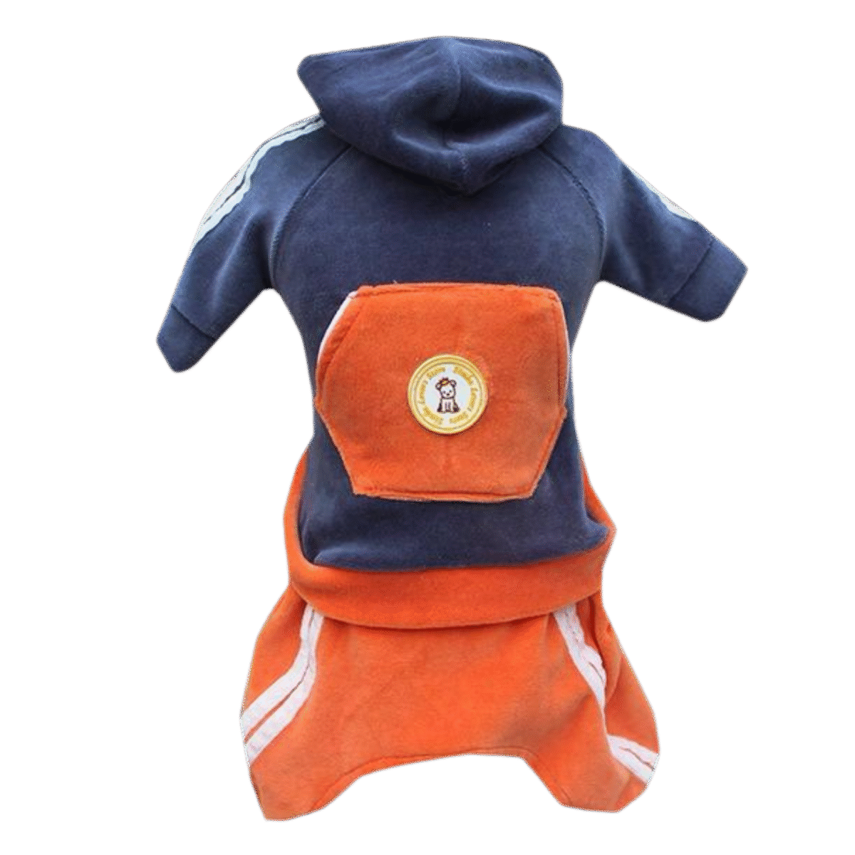 Conjunto Esporte Laranja e Marinho Masc - Imagem 1