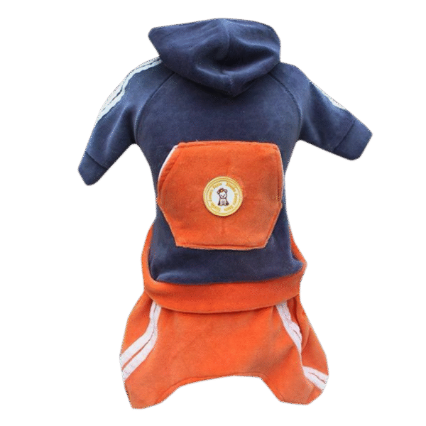 Conjunto Esporte Laranja e Marinho Masc