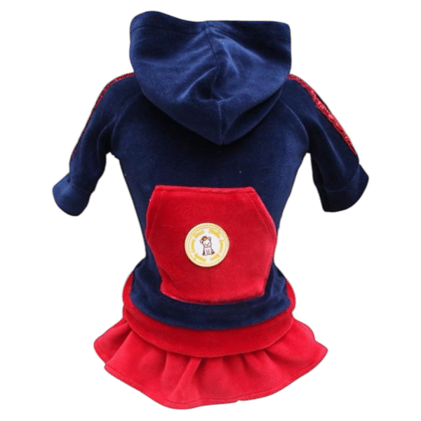 Conjunto Esporte Plush Marinho com Vermelho