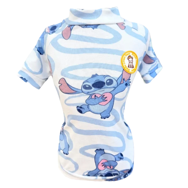 Camiseta Stitch Coração