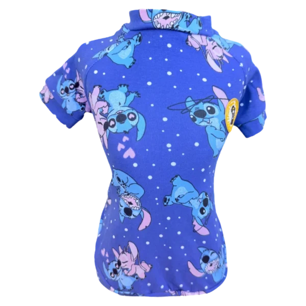 Camiseta Stitch Royal