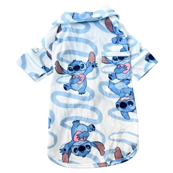 Pijama 2 Patas Stitch Coração