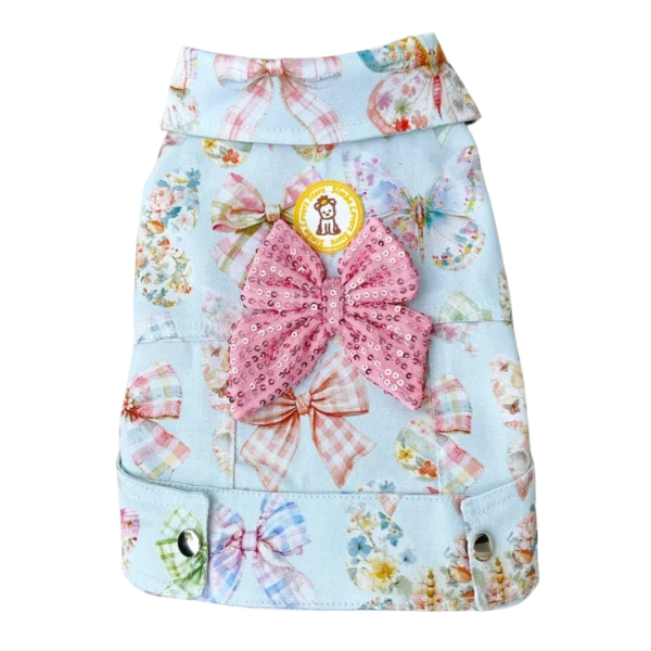 Jaqueta Cropped Laços e Borboletas